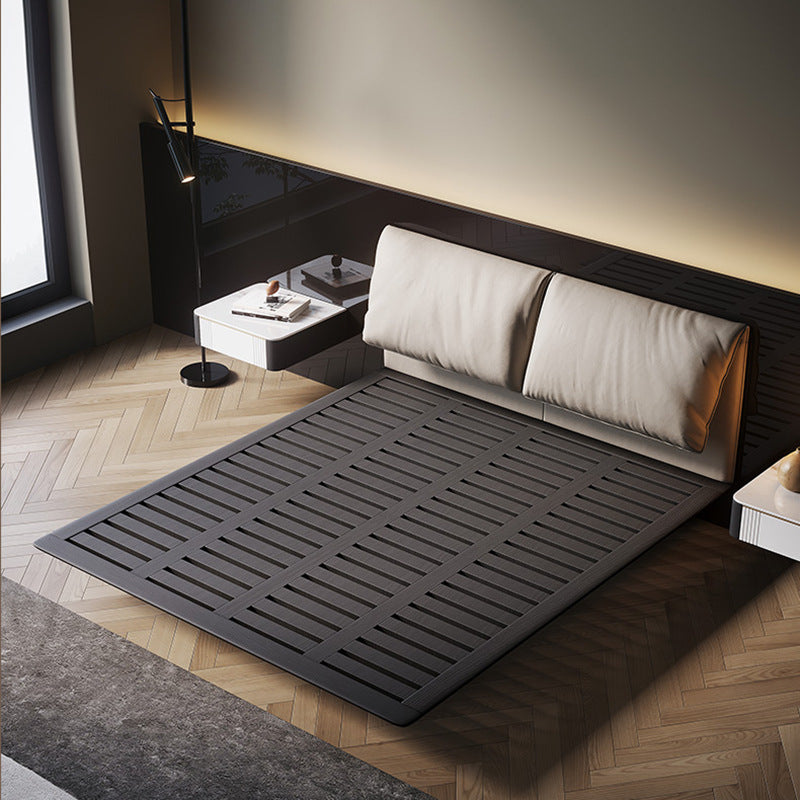 Home Modern Minimalist Leather Suspension Bed