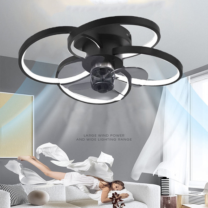 Round Atmospheric Bedroom Ceiling Lamp